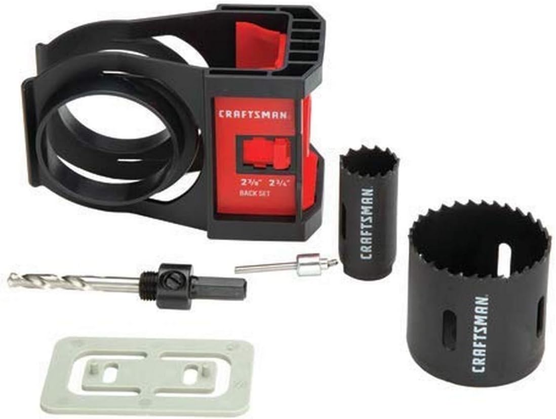 CRAFTSMAN Hole Saw Kit for Metal Doors (CMAH1MDL)