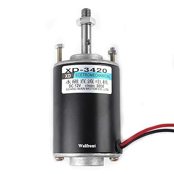 12/24V 30W Gleichstrommotor Dauermagnet für Heimwerker (DC 12V 3000RPM) High Speed CW/CCW
