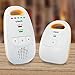 VTech DM111 Audio Baby Monitor with up to 1,000 ft of Range, 5-Level Sound Indicator, Digitized Transmission & Belt Clip (Renewed)