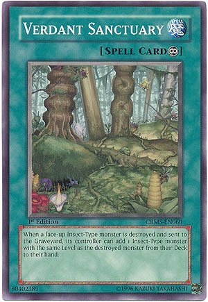 Yu-Gi-Oh! - Verdant Sanctuary (CRMS-EN060) - Crimson Crisis - 1st Edition - Common