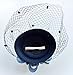 Coolwife Fascinator Hats Pillbox Hat British Bowler Hat Flower Veil Wedding Hat Tea Party Hat (B Navy Blue)