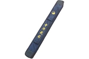 ZooBoo Tai Chi Sword Bag – Durable Kung Fu Single/Double Layer Swords Carrying Case, Martial Arts Weapon Bag with Shoulder Strap, Oxford Cloth & PU Leather Design