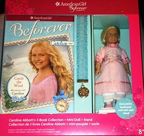 American Girl Doll Beforever Caroline Abbott Mini Doll & 3 book Collection