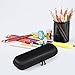 [4 in 1] OEAGO Apple Pencil Accessories, Holder Premium PU Leather Case Carrying Bag Sleeve Pouch Cover for Apple iPad Pro Pencil Pen + Cap Holder/Nib Cover/Lightning Cable Adapter Tether