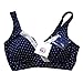 Nursing Bra, KUCI® Women's Soft Cup Cotton Maternity Bra for Breastfeeding (L)
