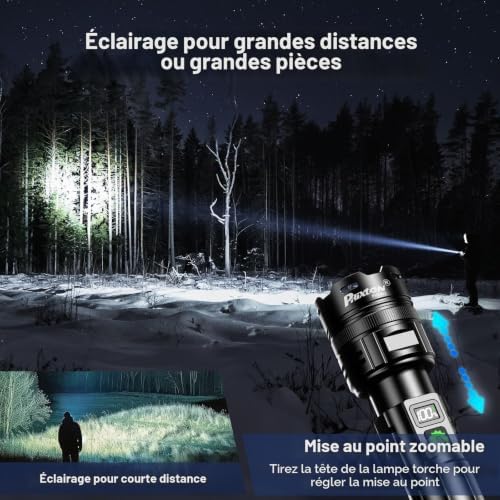 lampe Torche Rechargeable 1000000 Single One Mode 15 heures