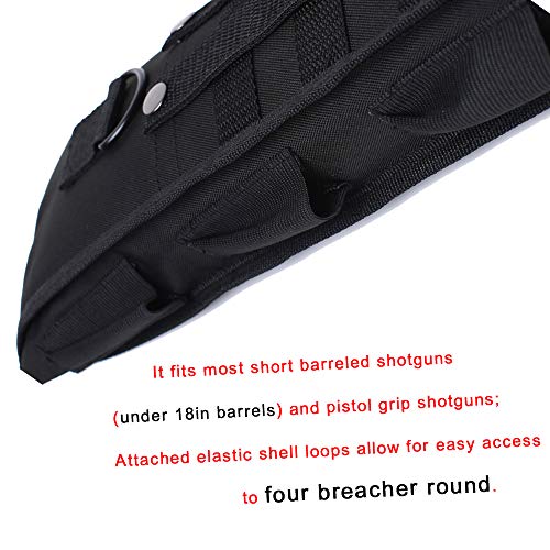 Waxaya Tactical Shotgun Scabbard Rifle Storage Bag Molle Holster (Black)