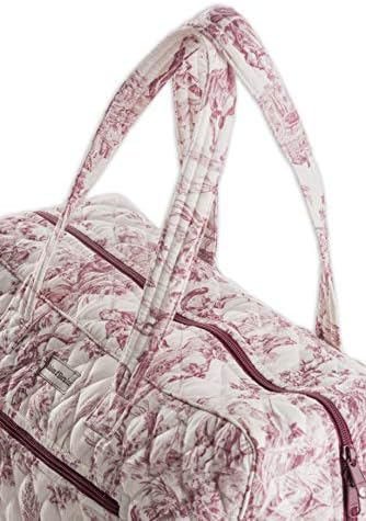 Maison d' Hermine The Miller 100% Cotton Travel Duffel Bag Weekender Overnight Luggage Bag For Men Women Business Travellers Family Trip (Red) 4 Maison d' Hermine The Miller 100% Cotton Travel Duffel Bag Weekender Overnight Luggage Bag For Men Women Business Travellers Family Trip (Red)