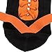 iiniim Mens Sexy Lace Up Lacing Sports Underwear Jockstrap G-String Clubwear Orange XL