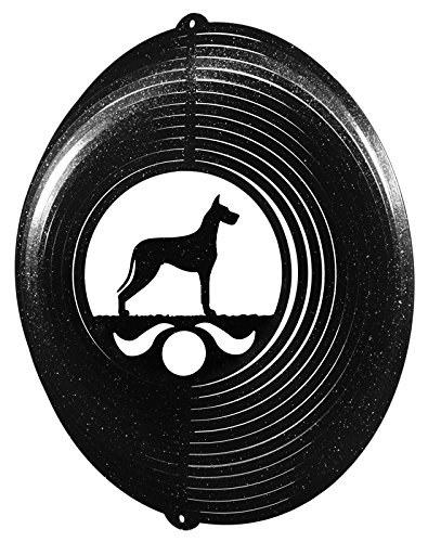 GREAT DANE Circle Swirly Metal Wind Spinner