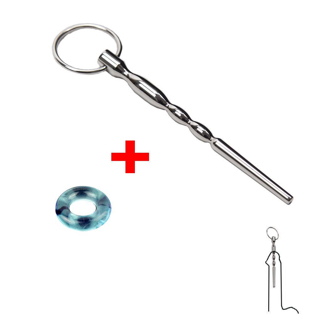 Urethral Sounds Penis Plug Adult Sex Toys for Beginner Male (4inch)
