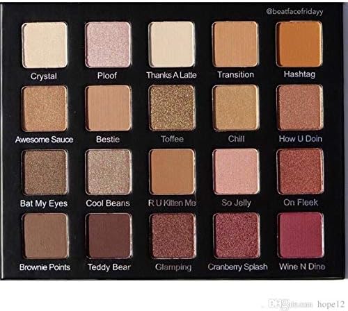 Shimmers and Matte Nudes Ultra 32 Eyeshadows Flawless Palette,Holy Grail Pro Eyeshadow Palette 20 Color Eye Shadow Makeup Cosmetic