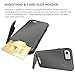 iPhone 7 Case, iPhone 8 Case, Teelevo [Card Slot Holder] Dual Layer Heavy Duty Shock Absorbent Wallet Case Credit Card Slot Kickstand Apple iPhone 7 (2016) / iPhone 8 (2017) - Gray