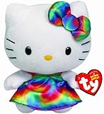Ty Beanie Babies Hello Kitty Plush, Rainbow