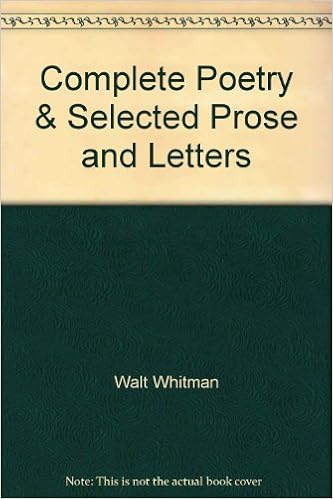 Complete Poetry Selected Prose And Letters Walt Whitman Emory Holloway Amazon Com Books