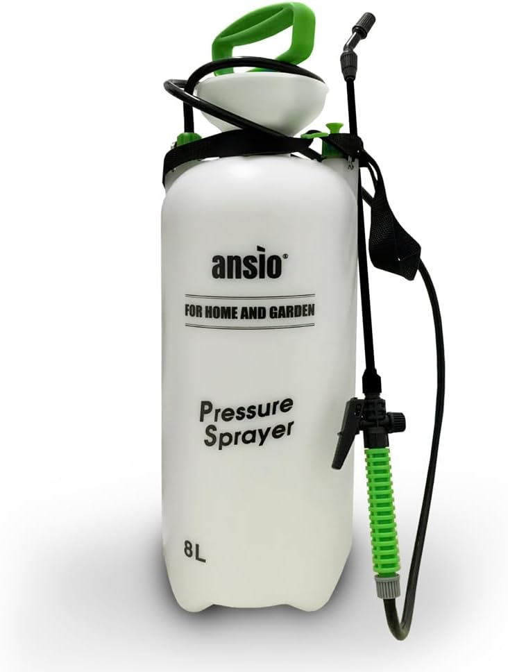 ANSIO Garden Sprayer 8 Litre Pressure Pump Action Handheld Sprayer