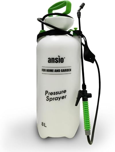 ANSIO Garden Sprayer 8 Litre Pressure Pump Action Handheld Sprayer