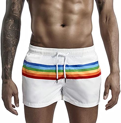 Lilychan Men's Board Shorts inch Quick Dry Print Swim Trunks
