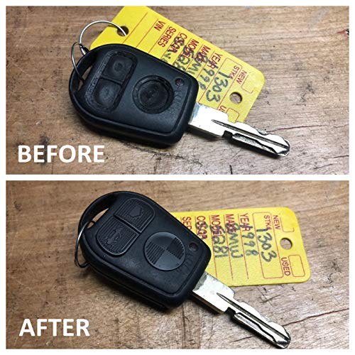 HelloAuto for BMW Key Replacement Button Pad Smart Remote Key Fob Shell Case Cover Pad for BMW
