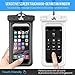 Lansen Universal Waterproof Case, Waterproof Phone Pouch Dry Bag Compatible with iPhone Xs/XR/XS Max/8/7/7 Plus/6S/6/6S Plus, Samsung Galaxy S9/S9 Plus/S8/S8 Plus/Note 8 6 5 4,HTC-[2 Pack]
