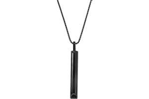 VICUSSE Stainless steel Mindful Breathing Necklace, Anxiety Relief Items,Anxiety Necklace,The Shift Necklace for Anxiety, Stress, Panic Attack Relief Meditation Tools