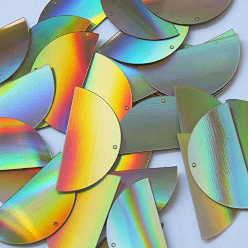 Sequin Half Round Semi Circle 1.5