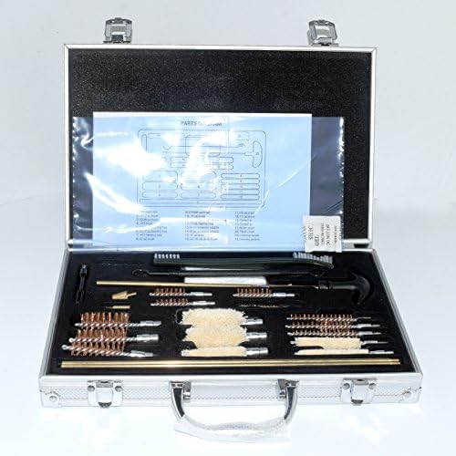 TACKSPORT 22 - Piece Universal Wood Gun Cleaning Box (.22 Caliber and up)