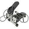 Steppers, Hydraulische Stepper, Stepper Fitness, met 2 Elastic Touw (Zwart grijs)