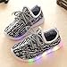 ShangYi Kids Girls Boys LED Shoes Light Up Sneakers Sports Loafers