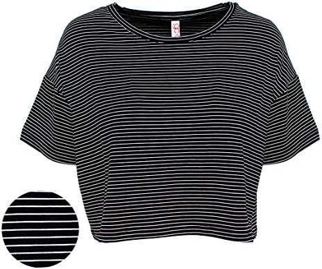 Women's Casual Basic Flowy Crop Top
