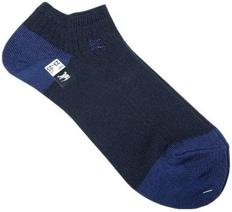 Amazon Burberry バーバリー 日本製 ホースマーク刺繍 スニーカーソックス 靴下 紺 Size 23 25cm スポーツソックス 通販