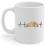Sulcata Tortoise Heartbeat Lifeline Coffee Mug