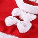 Baby Girls' Christmas Costume Dress Xmas Senta Claus Onesie Outfit Romper & Hat