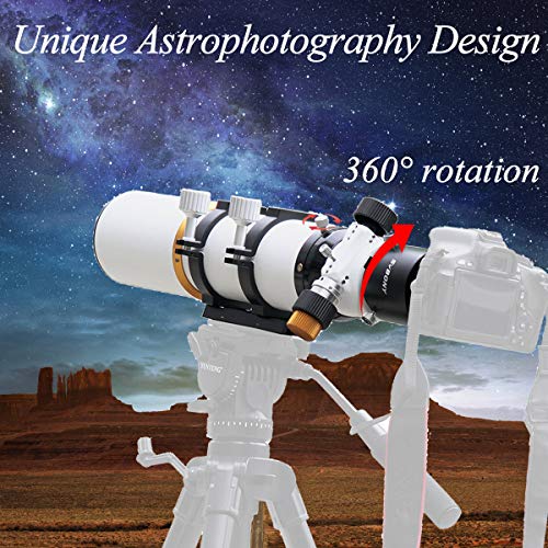 Svbony SV503 Astronomische Teleskope OTA, 80F7 Doppelt ED Professionelles Optische Tubusbaugruppen mit Dual Speed Fokussierer für Deep Sky Astrofotografie für Erwachsene – Bild 7