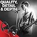 [Upgraded 2020] Sport Bluetooth Headphones w/12+ Hours Battery - Professional Wireless Sport Earphones w/Mic - IPX7 Waterproof Deep Bass Music in-Ear Earbuds for Gym Running Workout for Men, Women