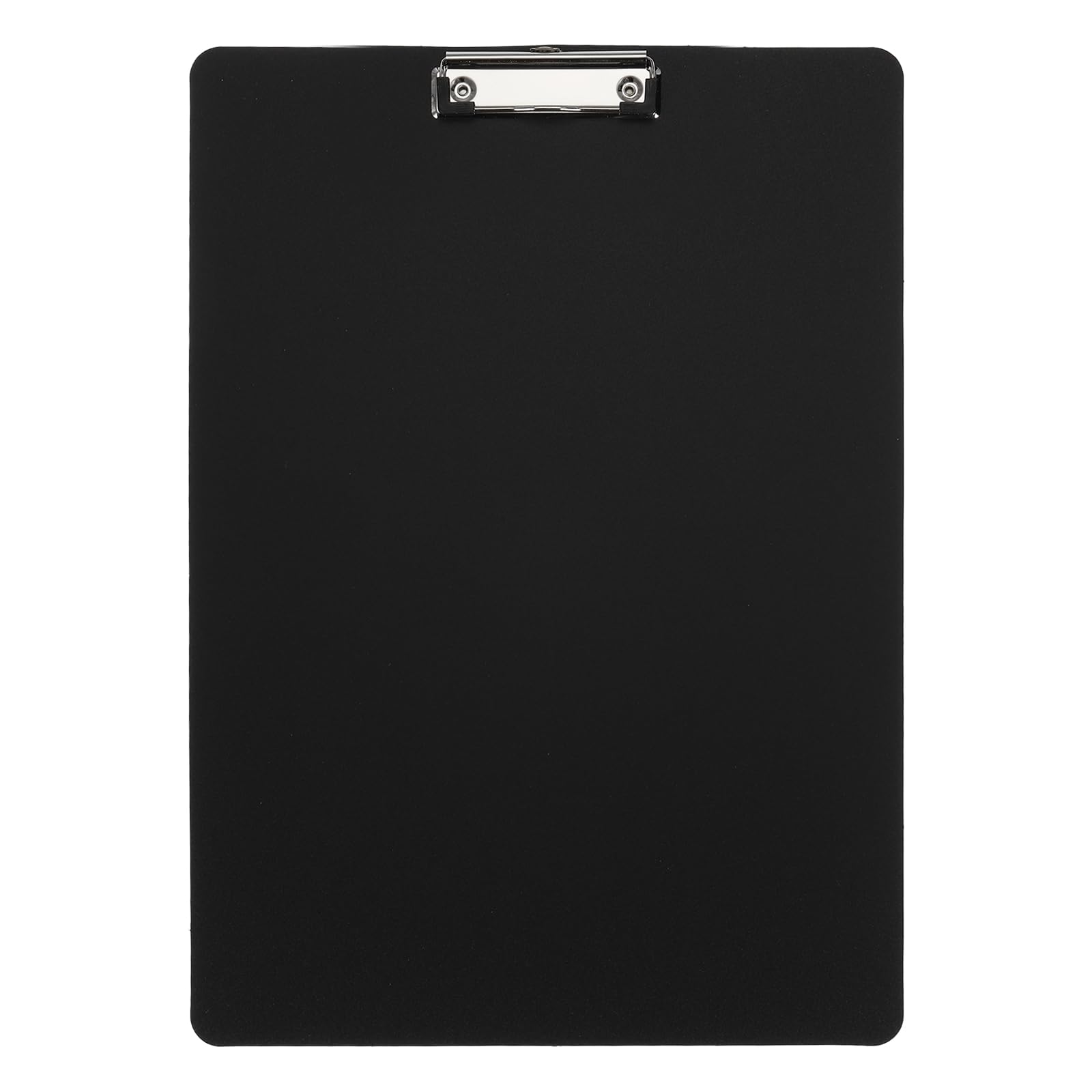 PATIKIL 12.6 x 17 Inch Clipboard Vertical, A3 PP Plastic Office Clipboards Low Profile Clip for Office Drawing Sketching, Black