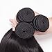 LONG YAO Brazilian Straight Virgin Hair 3 Bundles with Closure 4 X 4 Lace Closure with Bundles 100% Virgin Human Hair Extensions Weave weft Natural Color (18 20 22 W 16 Closure)