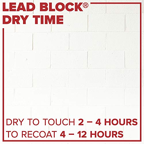 INSLX Lead Block, Lead Encapsulating Paint, Eggshell, White, 1 Gallon Pricepulse