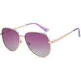 VIVIENFANG Polarized Gradient Purple Womens Fashion Sunglasses Beach Accessories for Women Trendy 2025 Spring Break Essential