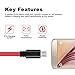 Bestfy Micro USB Cable [3Pack 10ft] Extra Long USB 2.0 Charger for Android Smartphones, Tablets, MP3 and Other Tablet Smartphone (RED)