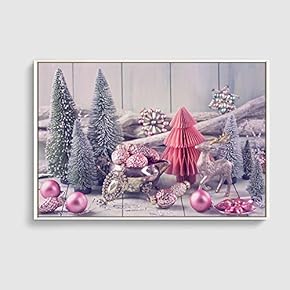 SIGNFORD Framed Canvas Home Artwork Decoration Merry Christmas...