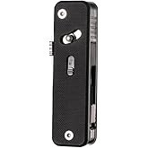 ROXON S503G Flex Companion Tool Modular Design and Customizable Pocket Tool, Preinstalled with 8 Essential Tools (1/4" Bit Dr