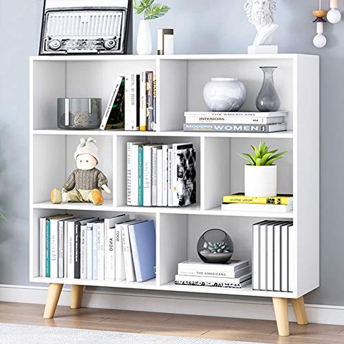 IOTXY Wooden Open Shelf Bookcase 3Tier Floorstanding Display