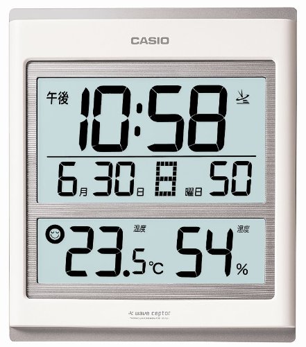 Casio Casio Wall Clock Temperature Display Humidity Display Radio