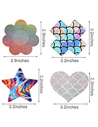 20 pares de cubiertas adhesivas desechables para pezones, sujetadores, calcomanías para pecho, lencería, pastas para mujeres y niñas