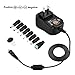 Universal AC/DC Adapter, CUGLB 12W 3V 4.5V 5V 6V 7.5V 9V 12V Replacement Switching Power Supply with 8 Selectable Tips 1.2A Max for Household Electronics and LED Strip