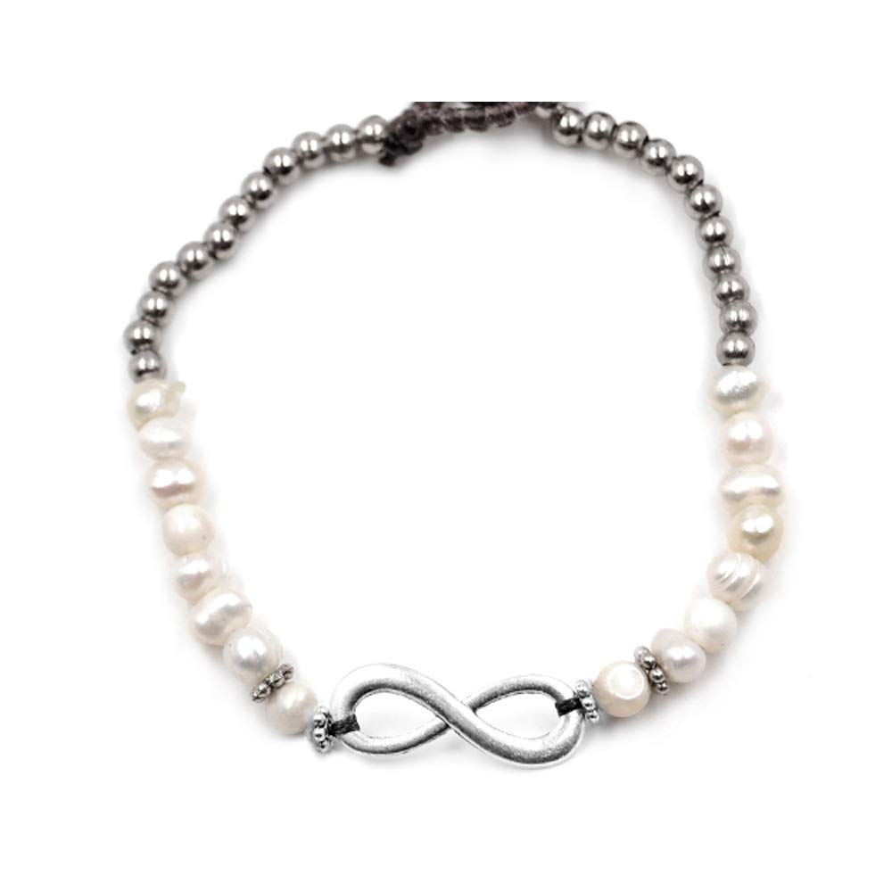 ClaroSchmuck Bracelet Infinity Friendship Present Approx. 19 cm