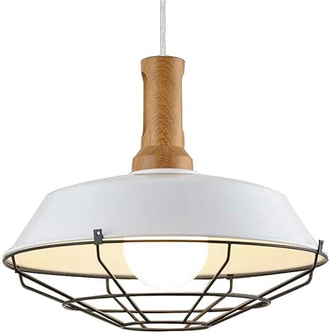 Susuo Lighting 1 Light Wooden Hanging Farmhouse Light Fixture