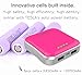 SINOELE Ultra Slim Universal 10000mAh Dual USB Power Bank - Rosy