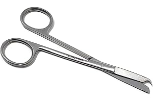 Stainless Steel Suture Stitch Scissors Premium Quality (KKT) (Size 4.5")